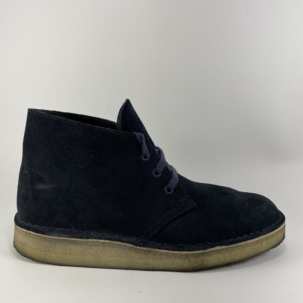 Clarks Men's Boots - Dark Blue Suede